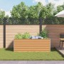 Arriate elevado 195 x 100 x 68 cm Acero Galvanizado en Maceteros y jardineras | Comprar online en Foro24