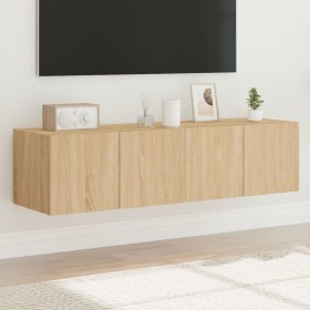 LED-Wandleuchten für TV-Schrank, 2 Stück, Sonoma-Eiche, 60 x 35 x 31 cm von , TV-Möbel - Ref: Foro24-837272, Preis: 83,79 €, ...
