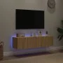 LED-Wandleuchten für TV-Schrank, 2 Stück, Sonoma-Eiche, 60 x 35 x 31 cm von , TV-Möbel - Ref: Foro24-837272, Preis: 82,70 €, ...