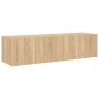 LED-Wandleuchten für TV-Schrank, 2 Stück, Sonoma-Eiche, 60 x 35 x 31 cm von , TV-Möbel - Ref: Foro24-837272, Preis: 83,79 €, ...