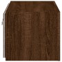 Wandmontierter TV-Schrank mit LED-Leuchten, braune Eiche, 60 x 35 x 31 cm von , TV-Möbel - Ref: Foro24-837279, Preis: 46,45 €...