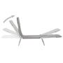 Folding sun loungers 2 units steel and gray fabric by vidaXL, Loungers - Ref: Foro24-44302, Price: 84,71 €, Discount: %