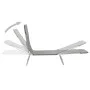 Folding sun loungers 2 units steel and gray fabric by vidaXL, Loungers - Ref: Foro24-44302, Price: 87,71 €, Discount: %