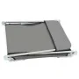Folding sun loungers 2 units steel and gray fabric by vidaXL, Loungers - Ref: Foro24-44302, Price: 87,71 €, Discount: %