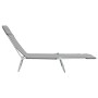 Folding sun loungers 2 units steel and gray fabric by vidaXL, Loungers - Ref: Foro24-44302, Price: 84,71 €, Discount: %