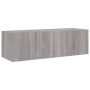 Wandmontierter TV-Schrank mit LED-Leuchten, Sonoma-Grau, 100 x 35 x 31 cm von , TV-Möbel - Ref: Foro24-837300, Preis: 64,54 €...
