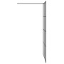 Pared de Ducha Walk-in Negro 115 x 195 cm vidrio templado en Paredes y mamparas de ducha | Comprar online en Foro24