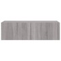Wandmontierter TV-Schrank mit LED-Leuchten, Sonoma-Grau, 100 x 35 x 31 cm von , TV-Möbel - Ref: Foro24-837300, Preis: 64,54 €...