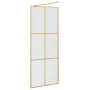 Pared de Ducha Walk-in Dorado 80 x 195 cm vidrio templado en Paredes y mamparas de ducha | Comprar online en Foro24