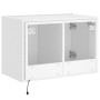Wandmontierter TV-Schrank mit LED-Leuchten weiß 60x35x41 cm von , TV-Möbel - Ref: Foro24-837302, Preis: 45,93 €, Rabatt: %