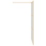 Pared de Ducha Walk-in Dorado 115 x 195 cm vidrio templado en Paredes y mamparas de ducha | Comprar online en Foro24