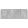 TV wall furniture LED lights 2 pcs concrete gray 60x35x41 cm by , TV Furniture - Ref: Foro24-837309, Price: 88,57 €, Discount: %