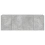 TV-Wandmöbel LED-Leuchten 2 Stück betongrau 60x35x41 cm von , TV-Möbel - Ref: Foro24-837309, Preis: 89,65 €, Rabatt: %