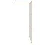 Pared de Ducha Walk-in Dorado 140 x 195 cm vidrio templado en Paredes y mamparas de ducha | Comprar online en Foro24