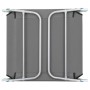 Folding sun loungers 2 units steel and gray fabric by vidaXL, Loungers - Ref: Foro24-44302, Price: 84,71 €, Discount: %