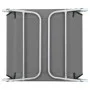 Folding sun loungers 2 units steel and gray fabric by vidaXL, Loungers - Ref: Foro24-44302, Price: 87,71 €, Discount: %