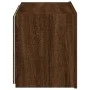 Wandmontierter TV-Schrank mit LED-Leuchten Eiche braun 60x35x41 cm von , TV-Möbel - Ref: Foro24-837314, Preis: 51,57 €, Rabat...