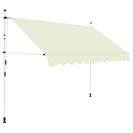 Manuell betriebene einziehbare Markise 300 cm creme von vidaXL, Markisen - Ref: Foro24-143696, Preis: 87,62 €, Rabatt: %