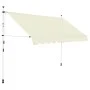 Manually operated retractable awning 300 cm cream by vidaXL, Awnings - Ref: Foro24-143696, Price: 86,67 €, Discount: %