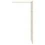 Pared de Ducha Walk-in Dorado 100 x 195 cm vidrio templado en Paredes y mamparas de ducha | Comprar online en Foro24