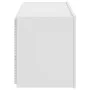 Mueble de TV de pared con luces LED blanco 80x35x41 cm de , Muebles TV - Ref: Foro24-837316, Precio: 65,03 €, Descuento: %