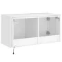 Mueble de TV de pared con luces LED blanco 80x35x41 cm de , Muebles TV - Ref: Foro24-837316, Precio: 65,03 €, Descuento: %