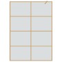 Pared de Ducha Walk-in Dorado 140 x 195 cm vidrio templado en Paredes y mamparas de ducha | Comprar online en Foro24