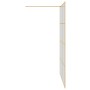 Pared de Ducha Walk-in Dorado 140 x 195 cm vidrio templado en Paredes y mamparas de ducha | Comprar online en Foro24