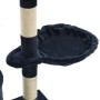 Katzenkratzbaum mit Sisalstamm 138 cm dunkelblau von vidaXL, Katzenmöbel - Ref: Foro24-170582, Preis: 77,51 €, Rabatt: %