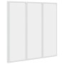Mampara de baño Esmerilado 120 x 117 cm Aluminio & Panel de PP en Puertas de ducha | Comprar online en Foro24