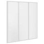 Mampara de baño Esmerilado 132 x 140 cm Aluminio & Panel de PP en Puertas de ducha | Comprar online en Foro24