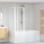 Mampara de baño Esmerilado 120 x 70 x 137 cm en Puertas de ducha | Comprar online en Foro24