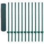 Wire mesh fence with steel posts 25x0.75 m green by vidaXL, fence panels - Ref: Foro24-144614, Price: 74,46 €, Discount: %