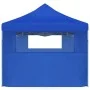 Pop-up folding tent with 5 side walls 3x9 m blue by vidaXL, Tents and gazebos - Ref: Foro24-44978, Price: 315,66 €, Discount: %
