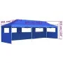 Pop-up folding tent with 5 side walls 3x9 m blue by vidaXL, Tents and gazebos - Ref: Foro24-44978, Price: 315,66 €, Discount: %