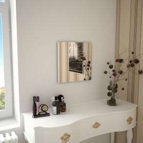 Espejo de pared cuadrado vidrio 40x40 cm de vidaXL, Espejos - Ref: Foro24-245697, Precio: 23,26 €, Descuento: %