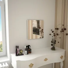 Square glass wall mirror 40x40 cm by vidaXL, Mirrors - Ref: Foro24-245697, Price: 20,13 €, Discount: %