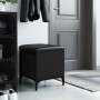 Aufbewahrungsbank aus Holzwerkstoff schwarz 42x42x45 cm von , Bänke für Hallen und Lager - Ref: Foro24-835132, Preis: 54,93 €...