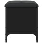Aufbewahrungsbank aus Holzwerkstoff schwarz 42x42x45 cm von , Bänke für Hallen und Lager - Ref: Foro24-835132, Preis: 54,93 €...