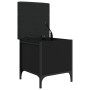 Aufbewahrungsbank aus Holzwerkstoff schwarz 42x42x45 cm von , Bänke für Hallen und Lager - Ref: Foro24-835132, Preis: 54,93 €...