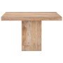Mesa de comedor de madera maciza de mango 120x120x77 cm en Mesas de cocina y de comedor | Comprar online en Foro24