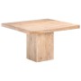 Mesa de comedor de madera maciza de mango 120x120x77 cm en Mesas de cocina y de comedor | Comprar online en Foro24