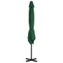 Ampelschirm mit grünem Aluminiummast 250x250 cm von vidaXL, Sonnenschirme - Ref: Foro24-44617, Preis: 133,17 €, Rabatt: %
