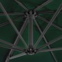 Sombrilla voladiza con poste de aluminio verde 250x250 cm de vidaXL, Sombrillas - Ref: Foro24-44617, Precio: 133,11 €, Descue...
