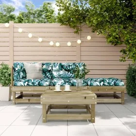 4-teiliges Gartenmöbel-Set aus imprägniertem Kiefernholz von , Gartensets - Ref: Foro24-3186486, Preis: 209,92 €, Rabatt: %