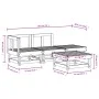 4-teiliges Gartenmöbel-Set aus imprägniertem Kiefernholz von , Gartensets - Ref: Foro24-3186486, Preis: 209,92 €, Rabatt: %