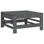 4-piece solid pine wood garden furniture set in gray. by , Garden sets - Ref: Foro24-3186503, Price: 258,52 €, Discount: %
