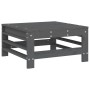 4-teiliges Gartenmöbel-Set aus massivem Kiefernholz grau von , Gartensets - Ref: Foro24-3186503, Preis: 261,97 €, Rabatt: %