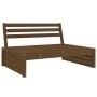 Juego de muebles jardín 4 pzas madera maciza pino marrón miel de , Conjuntos de jardín - Ref: Foro24-3186630, Precio: 440,55 ...