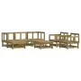 7-teiliges Gartenmöbel-Set aus imprägniertem Kiefernholz von , Gartensets - Ref: Foro24-3186213, Preis: 380,18 €, Rabatt: %